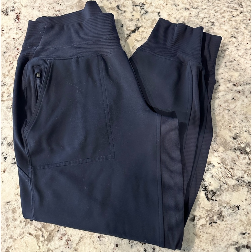 Athleta Venice Navy Blue Joggers size small petite